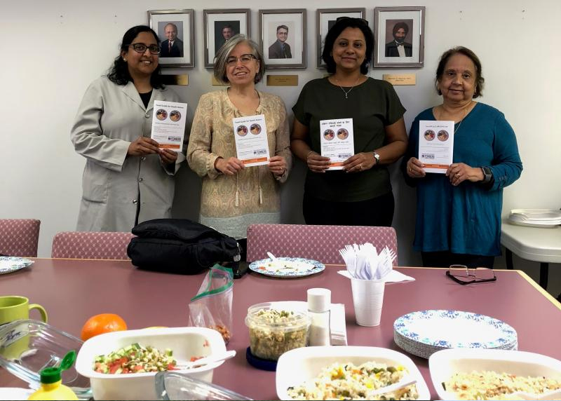 Indian American Medical Association Clinic Health Foods Cooking Class