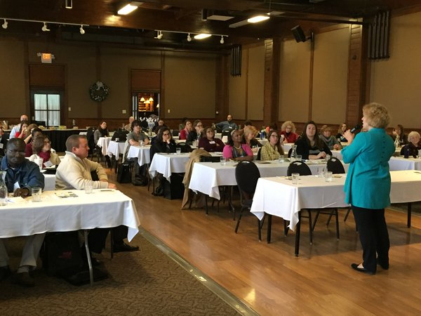 Suzanne speaking at 2015 Annual Conference